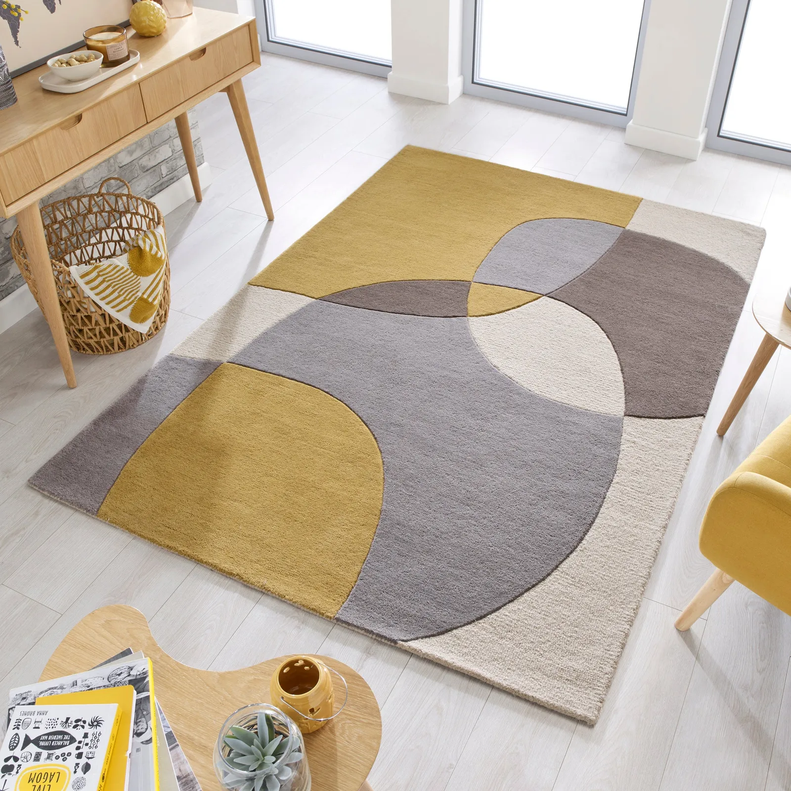 Glow Wool Modern Rug 1