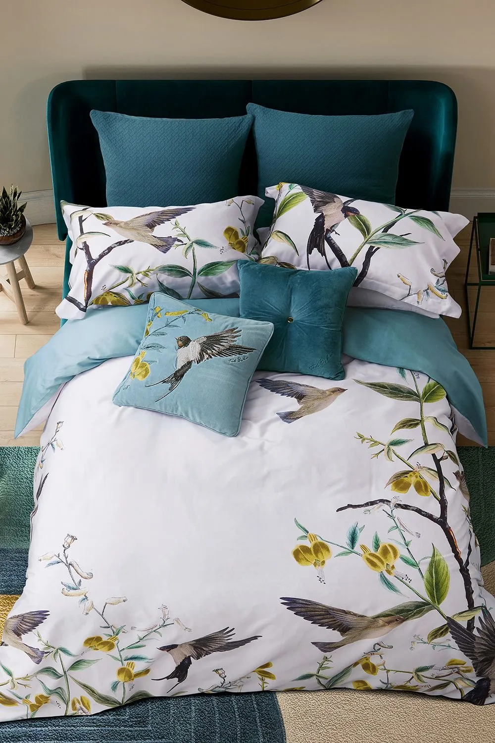 Ted Baker 'Botanical Birds' Cotton Duvet Cover Set 3