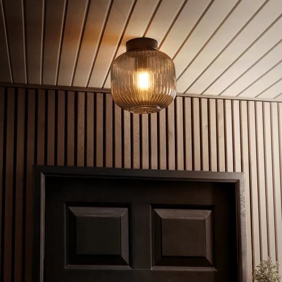 Riley Flush Outdoor Ceiling Light 2