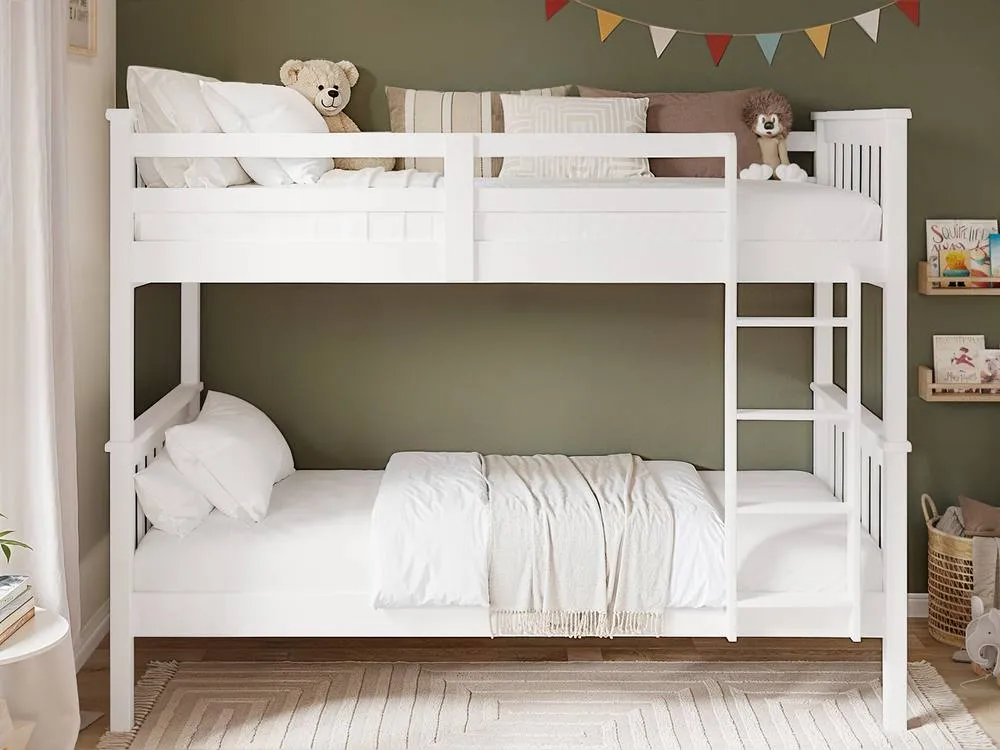 Flair Cypress Detachable Bunk Bed White 2