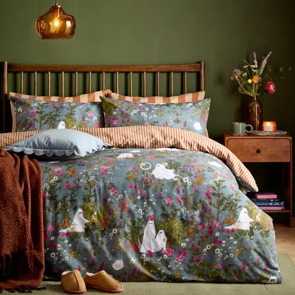 furn. Bootanical Forest Polycotton Duvet Cover & Pillowcase Set 1
