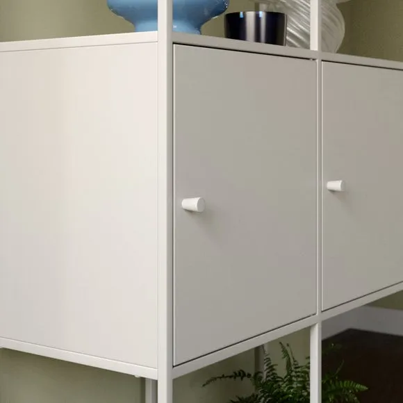 Corin Metal 2 Door Shelving Unit 4