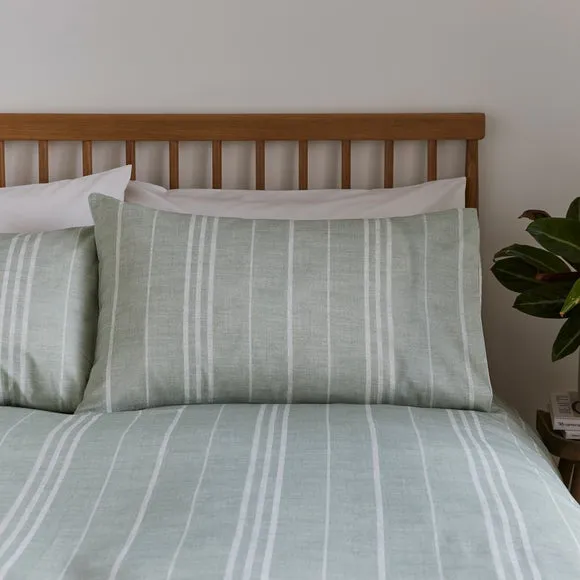 Harley Stripe Polycotton Duvet Cover & Pillowcase Set 6