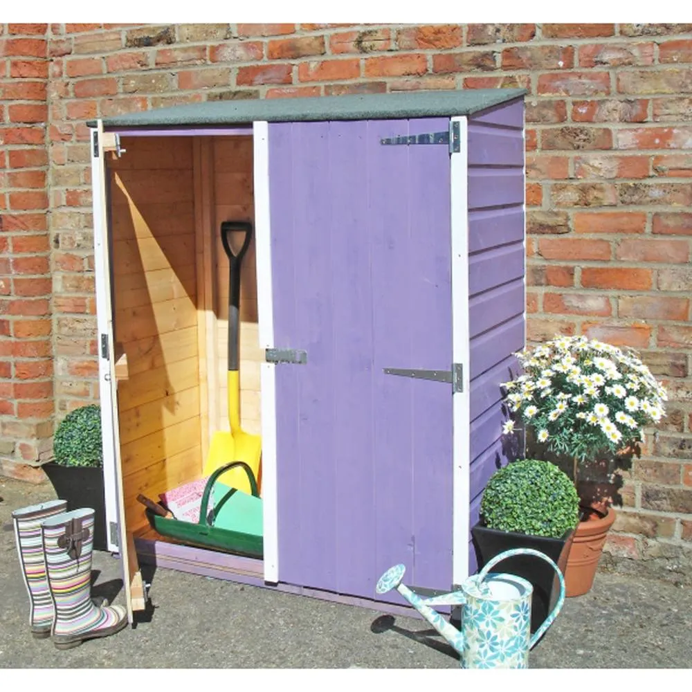 Shires Shiplap 4 x 2 Feet Dip Treated Garden Storage in Light Brown 3