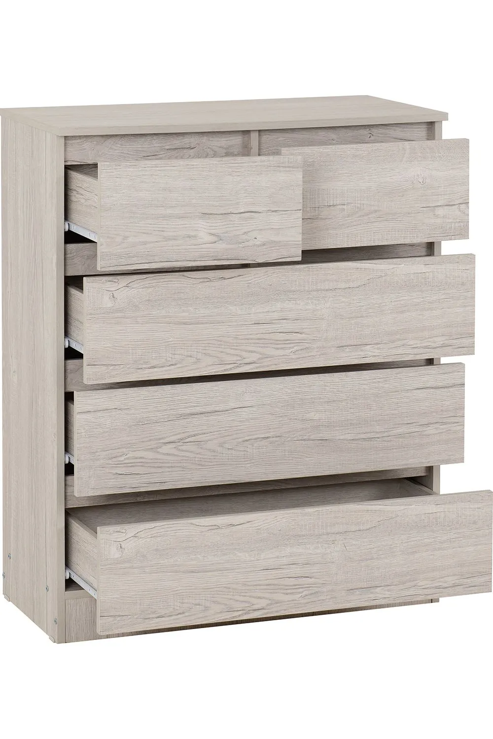 Seconique Malvern 3+2 Drawer Chest in Grey 3