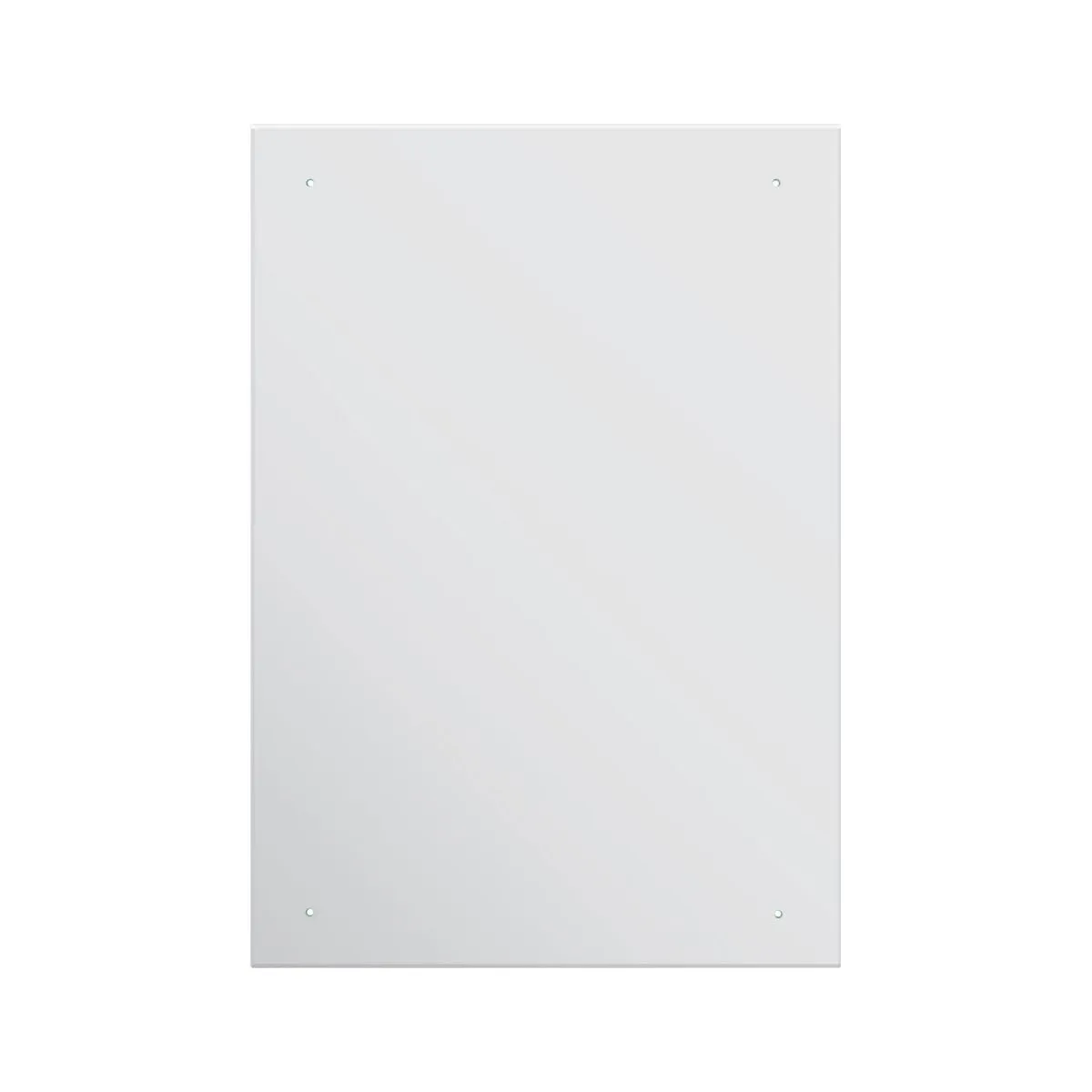 MirrorOutlet Circuitt 4mm Sheet Mirror Glass Polished Edges with 4 Holes 60 x 80cm in Silver 3