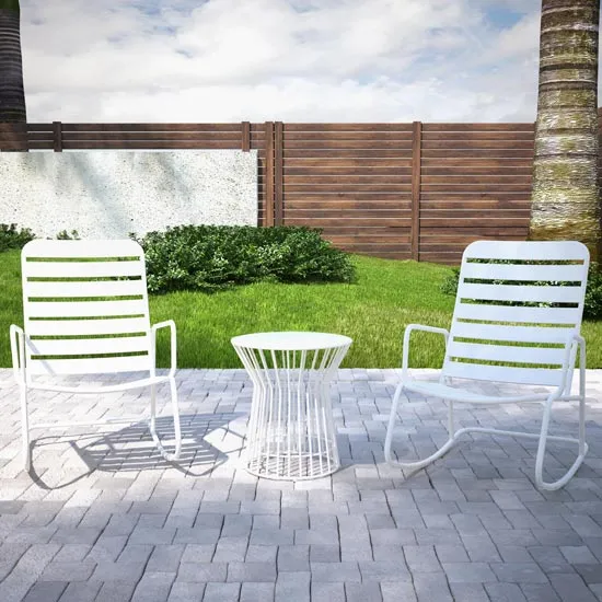 Novogratz Roberta Rocker Set In White
