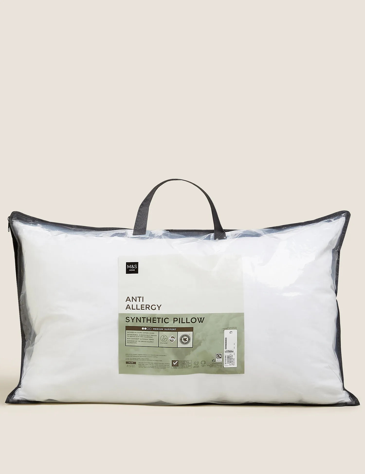 M&S Anti Allergy Medium Pillow