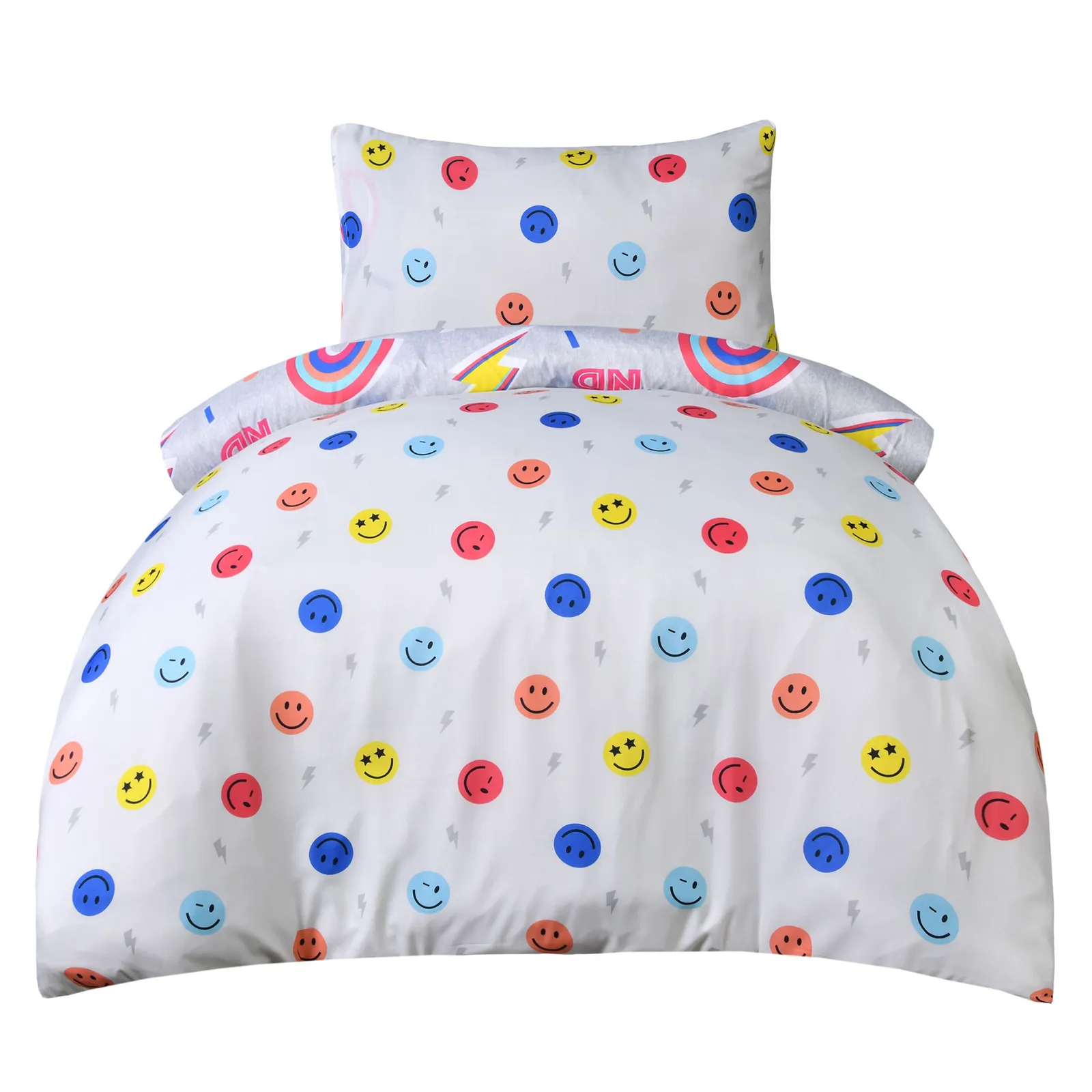 Smart Living Luxury Super Soft Reversible Fun Graffiti Duvet Set & Pillowcases 4