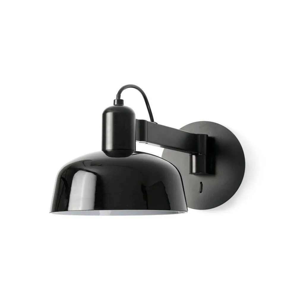 Netlighting Tatawin Dome Wall Lamp Shiny Black 2