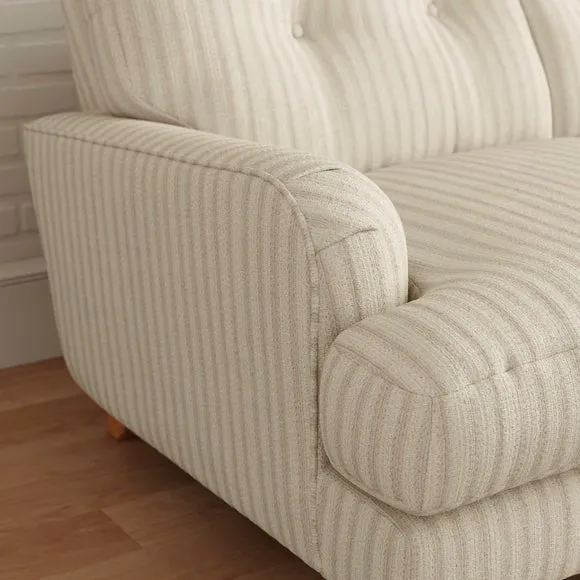 Martha Chunky Chenille Stripe Snuggle Sofa 4