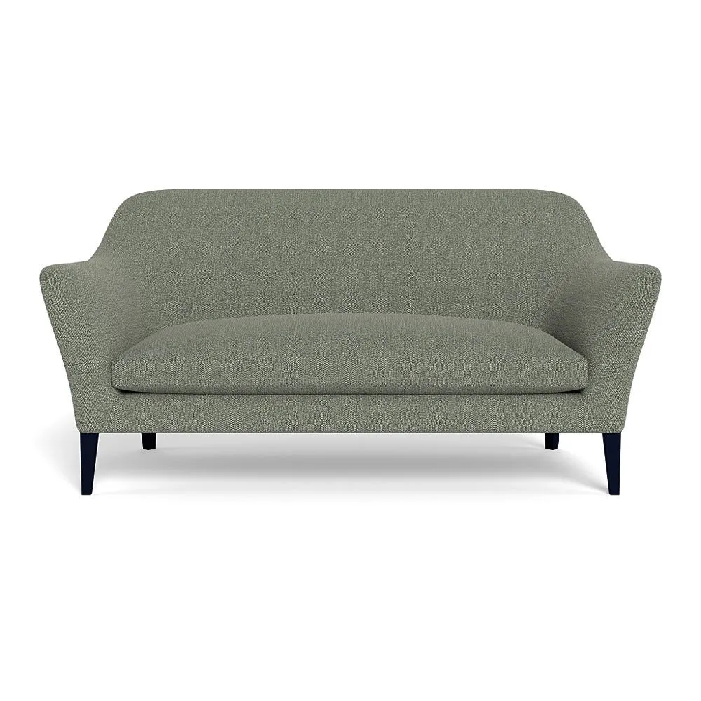 Heal's Wallis 3 Seater Sofa Boucle Tweed Lapis Black Feet 2