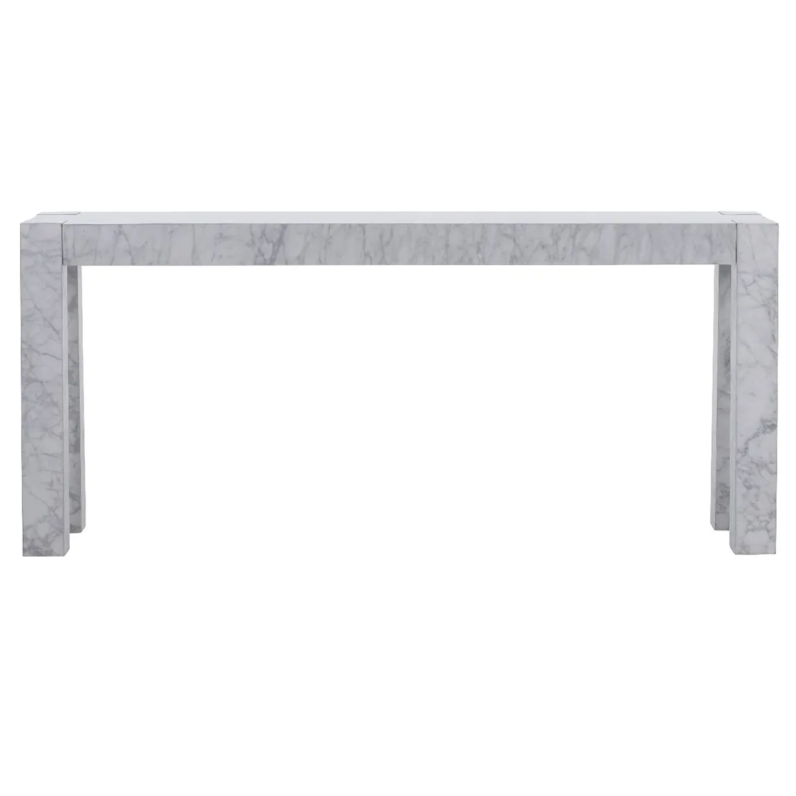 Timothy Oulton Junction Console 180X40Cm Table, White Marble | Barker & Stonehouse 3