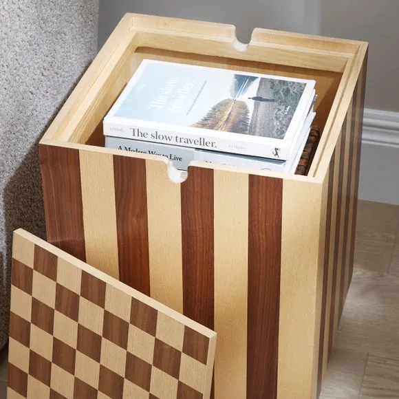 Harmon Games Side Table, Mango Wood 4