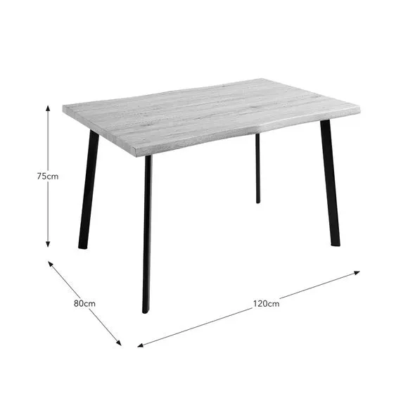 Tiarna 4-6 Seater Wave Edge Dining Table 6