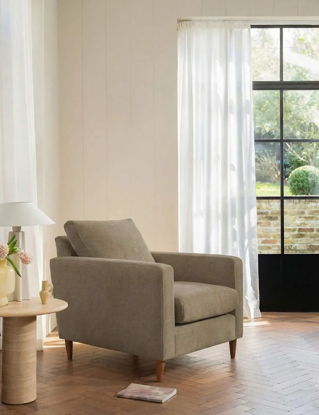 BARKER AND STONEHOUSE Todd Armchair Taupe