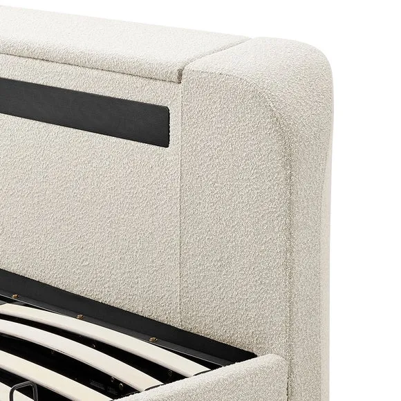 Koble Boucle Side Lift Ottoman TV Bed 4