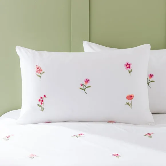 Rosetta Floral Embroidery Duvet Cover & Pillowcase Set 4