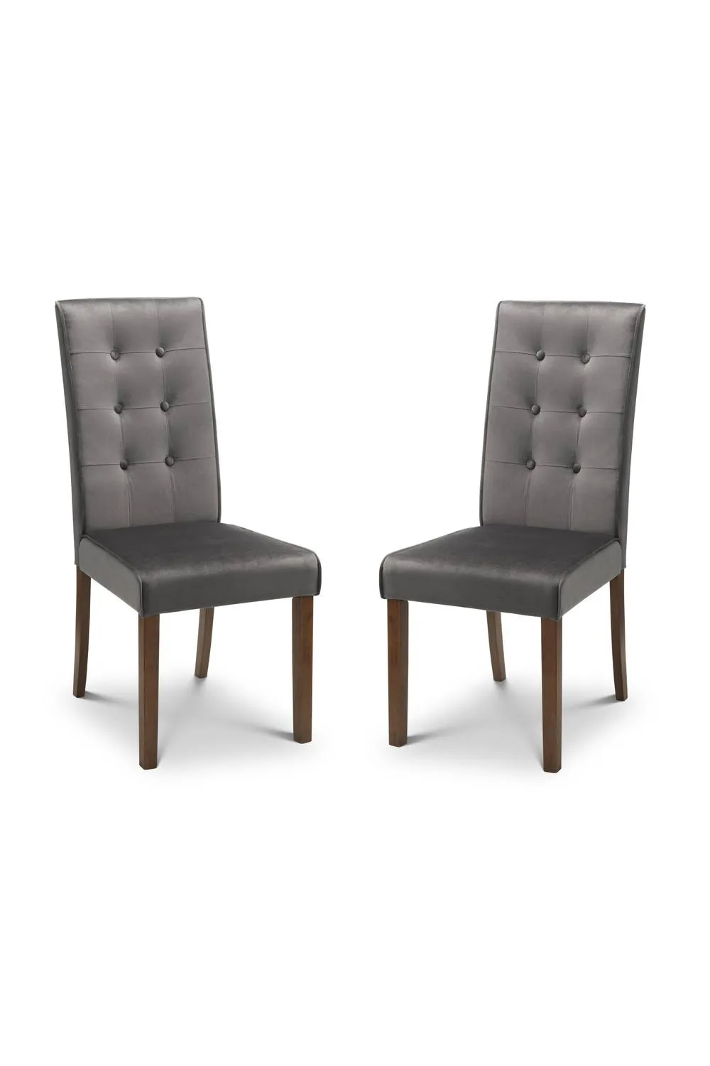 Julian Bowen Madrid Upholstered Dining Chair (Set of 2) in Grey 3