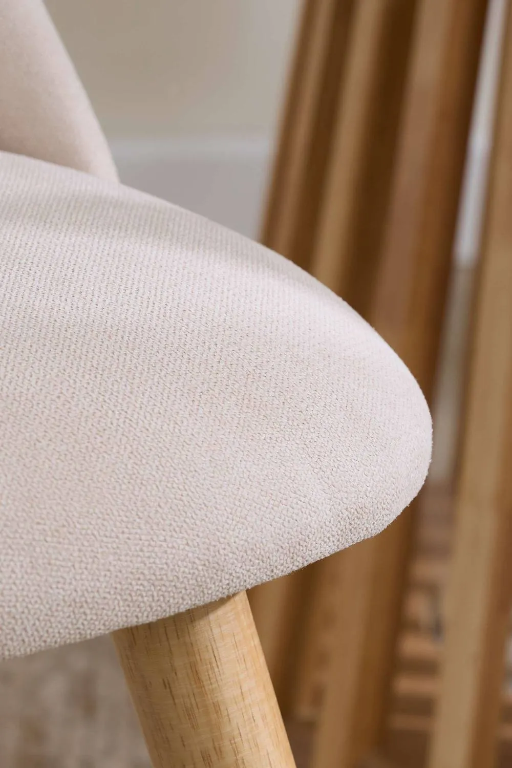 Birlea Kylo Pair Of Dining Chairs in Beige 4