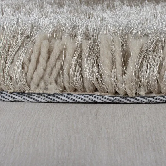 Jewel Shaggy Round Rug 4