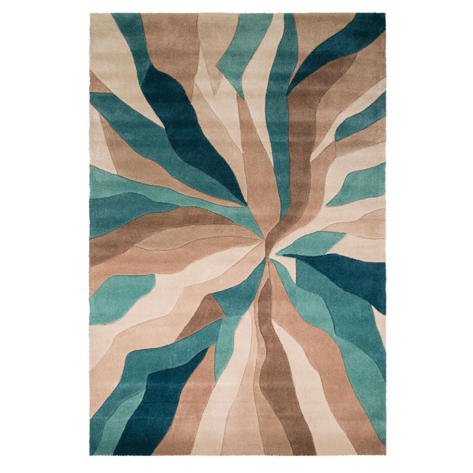 Infinite Splinter Rug Teal (Green)
