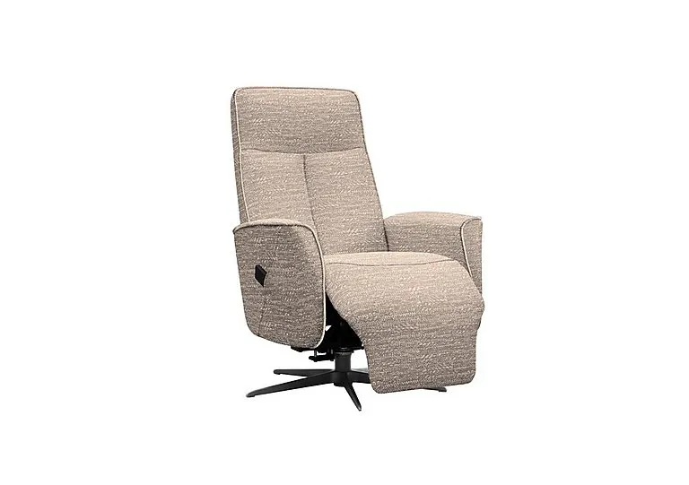 Maribo Fabric Lift and Rise Power Recliner Chair with Power Headrest and Black Base