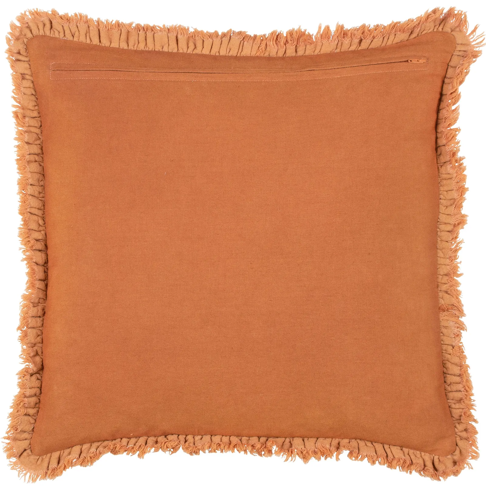 Yard Bertie 100% Cotton Velvet Cushion in Orange 3