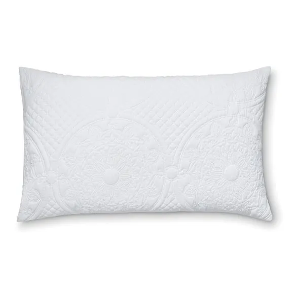 Mandalay White Standard Pillowcase Pair 3