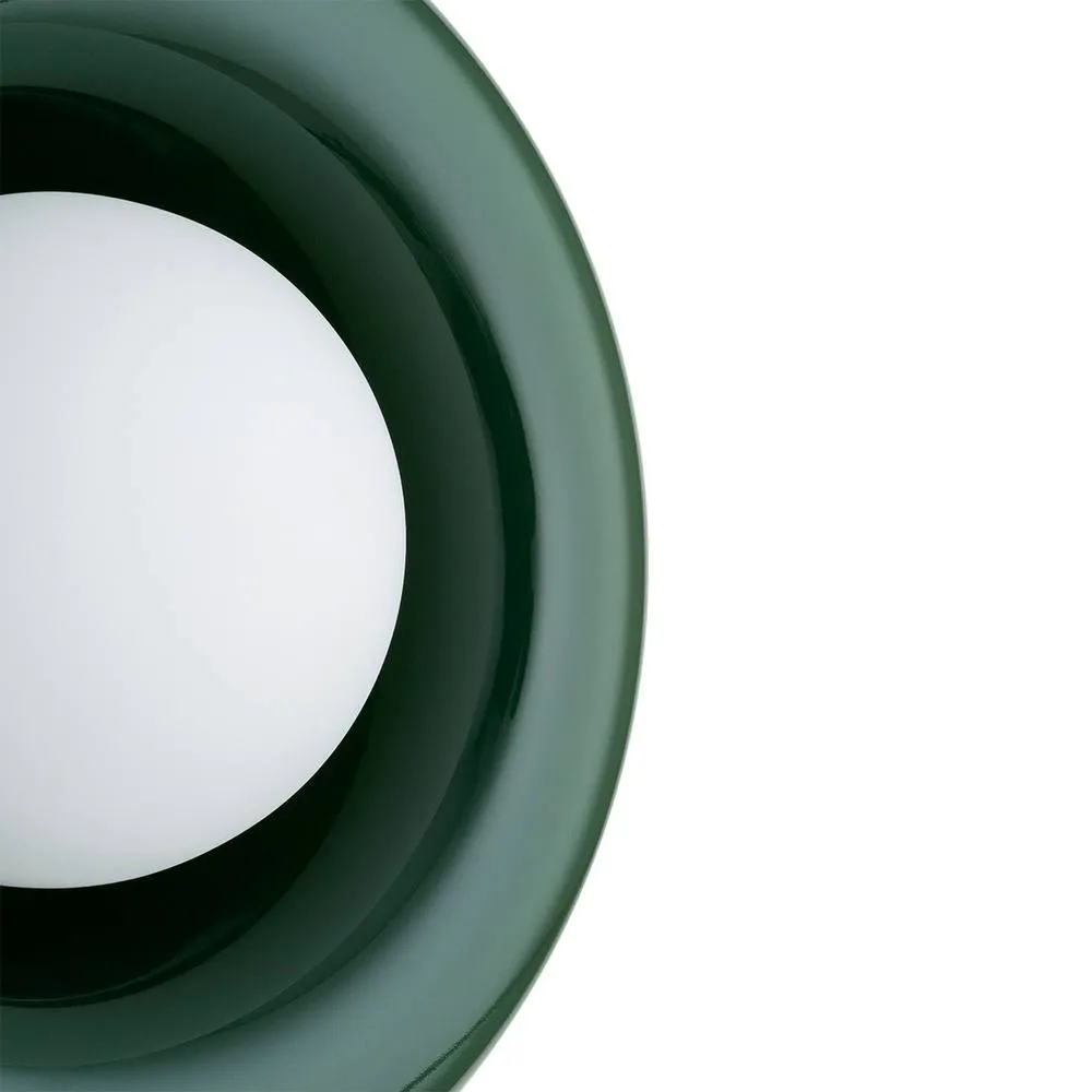 Netlighting Tevo Wall Lamp Bottle Green Opal Matte G9 3