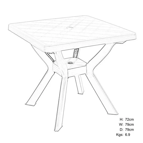 Trabella 4 Seater Seat Dining Set 4