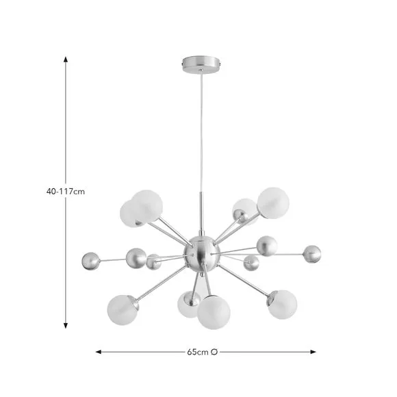 Elements Nova 8 Light Cluster Ceiling Light 6