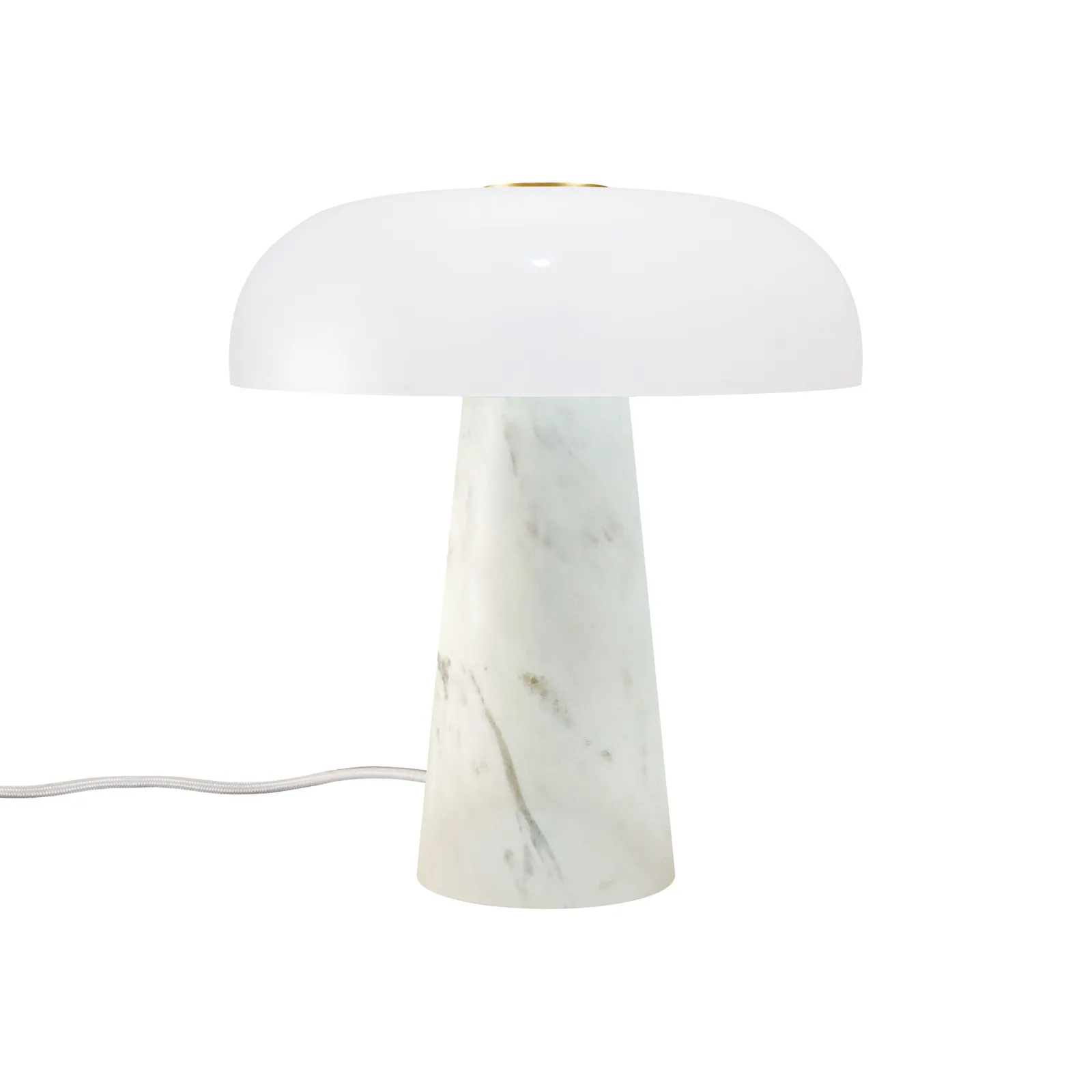 Nordlux Glossy Table Lamp White Marble Livingroom E14 Switch 2