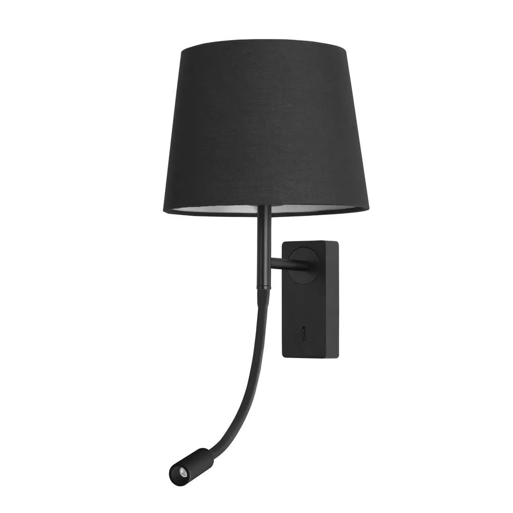 Netlighting Janet LED Reading Lamp Black WarmWhite 3000K