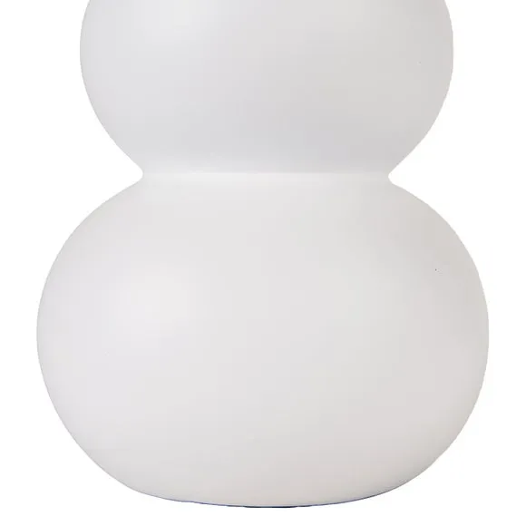 Aaliyah Curved Bottle Ceramic Table Lamp 5
