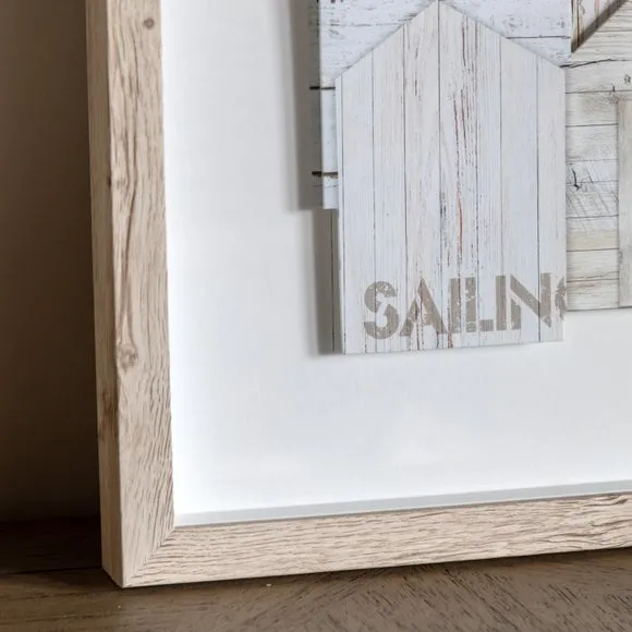 Cedar and Sage Set of 2 Beach Hut Portrait Framed Prints 2