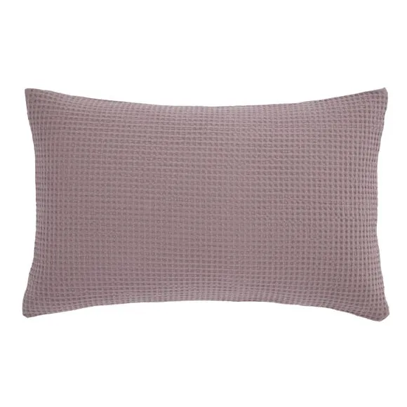 Ashton Cotton Waffle 100% Cotton Standard Pillowcase Pair 2
