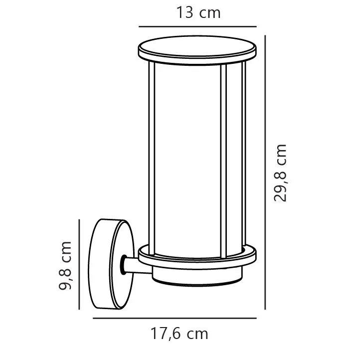 Nordlux Linton Outdoor Wall Light Brass Brass Garden E27 IP54 Mains in Gold 6