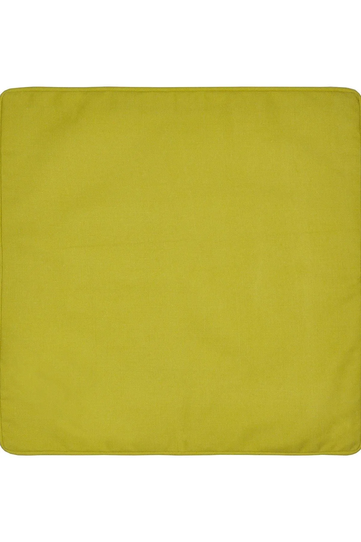 Fusion 'Plain Dye' Water & UV Resistant Filled Cushion in Mustard 2