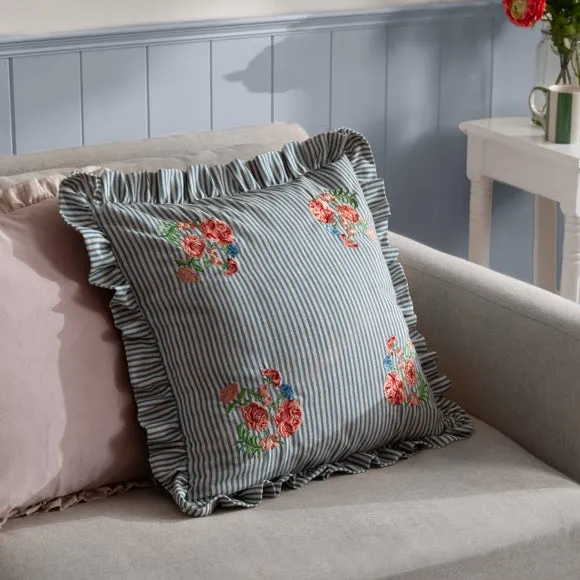 Wylder Martha Ruffle Square Cushion