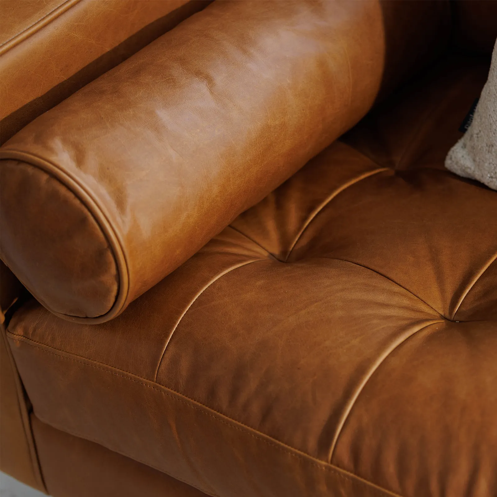 Hemingway 3 Seater Sofa, Brown Leather | Barker & Stonehouse 6