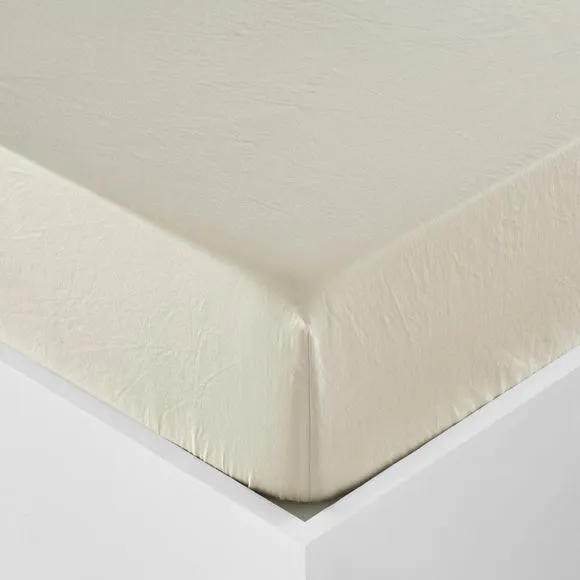 Soft Washed Cotton Fitted Sheet 2