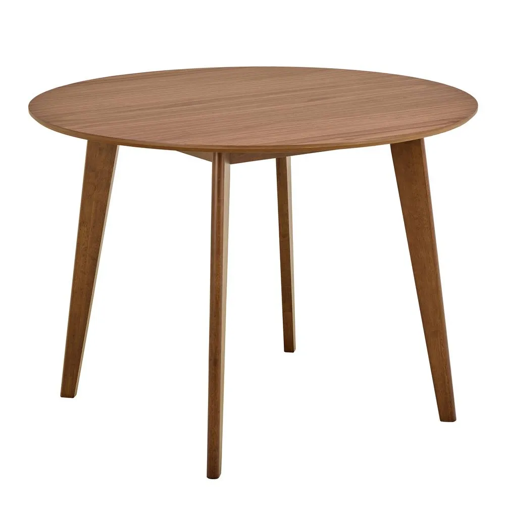 Furniture To Go Roxby Walnut Table 105x76cm with 4 Roxby Walnut Dining Chairs 2