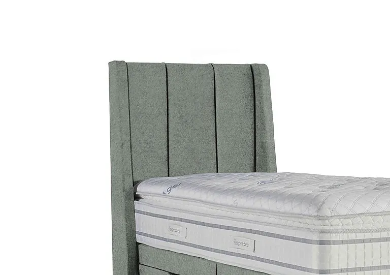 Vail Floor Standing Headboard - Single - Tweed Mint