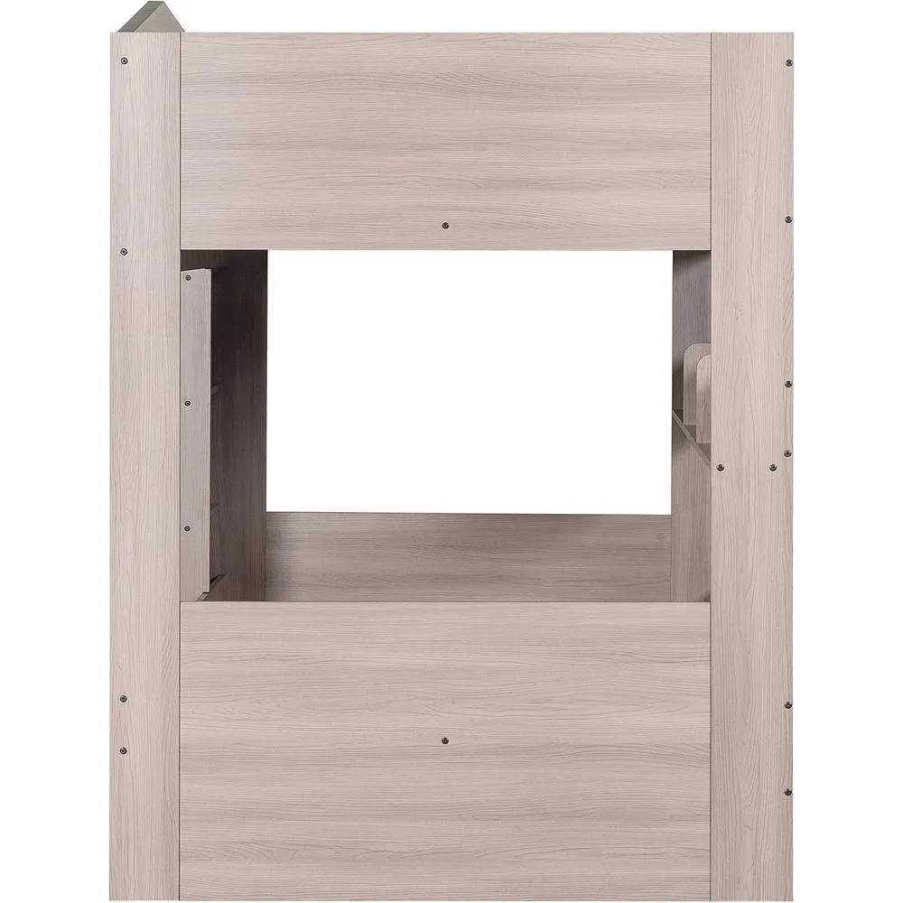 Seconique Hector Small Double Bunk Bed in Grey 5