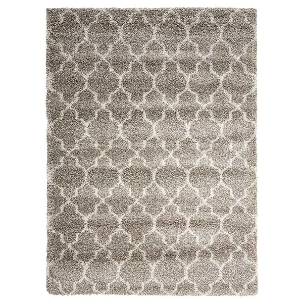 Amore 2 Rug In Stone - Jute Backing - 100% Polypropylene - 45mm Pile - W119 x 180cm