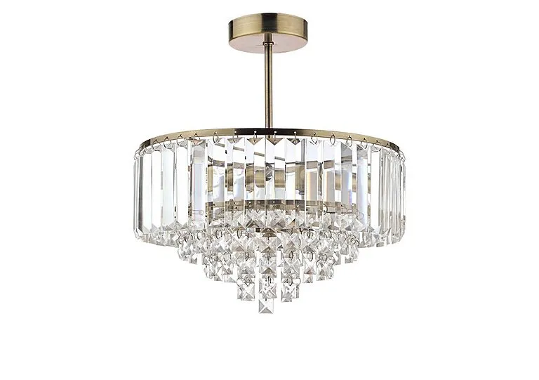 Vienna 3 Light Semi Flush Ceiling Light