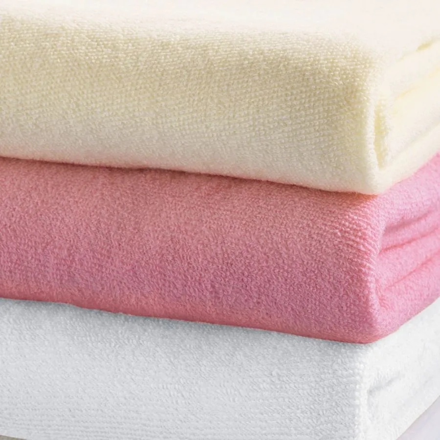 Chums Stretch Terry Fitted Sheets in White