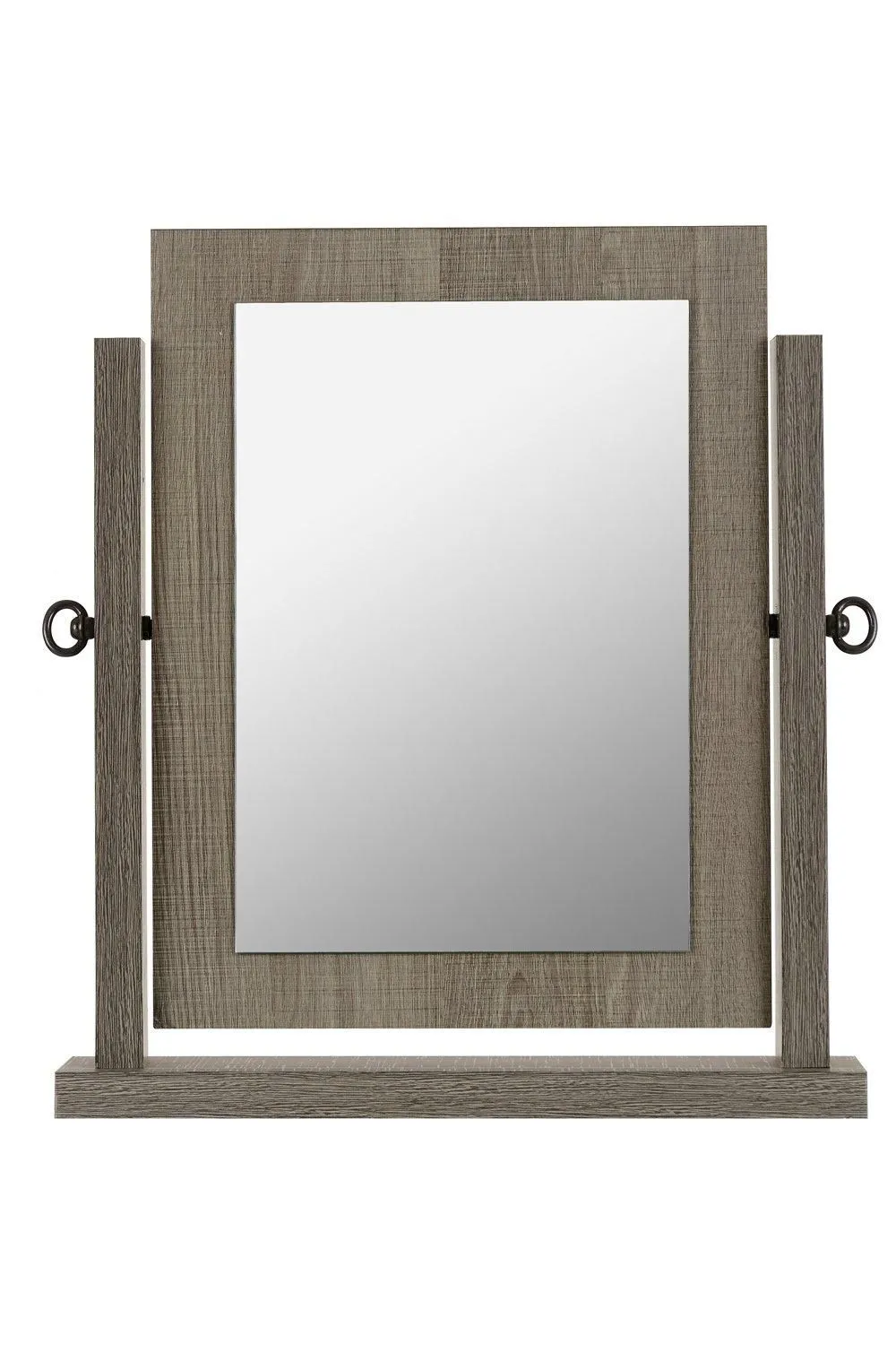 Seconique Lisbon Dressing Table Mirror in Black 2