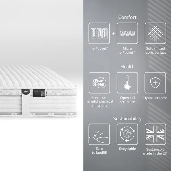 Jay-Be Firm 2000 Pocket Truecore Hybrid Mattress 4